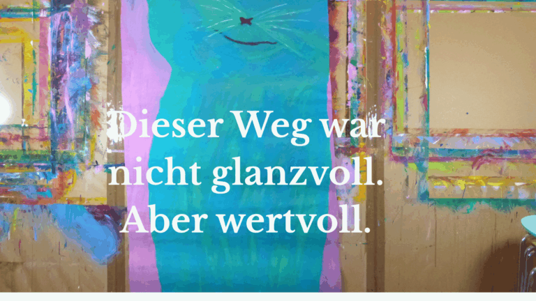 Dieser Weg war nicht glanzvoll. Aber wertvoll.